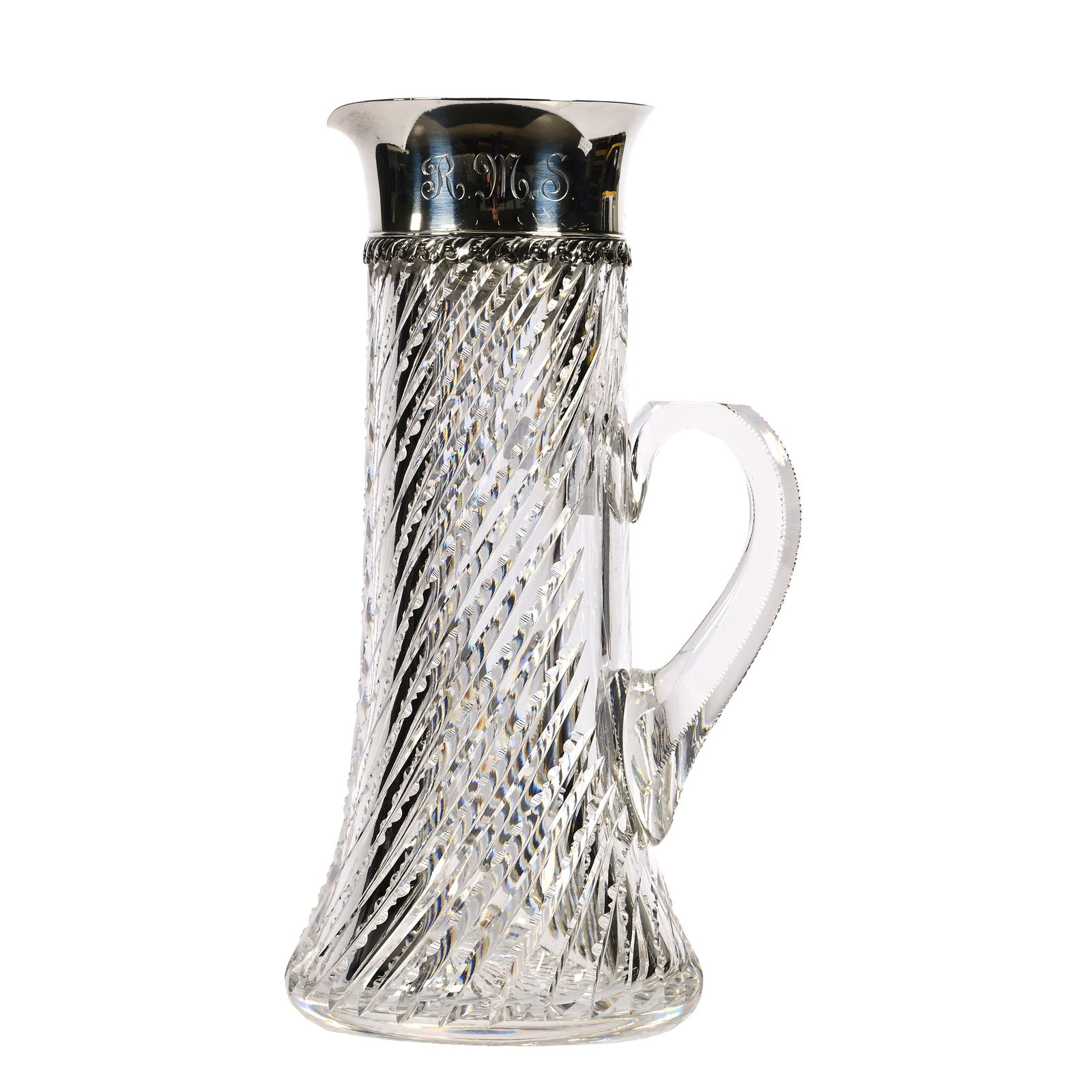 Flemish Pitcher, ABCG, Tiffany Sterling Spout (1 of 7)