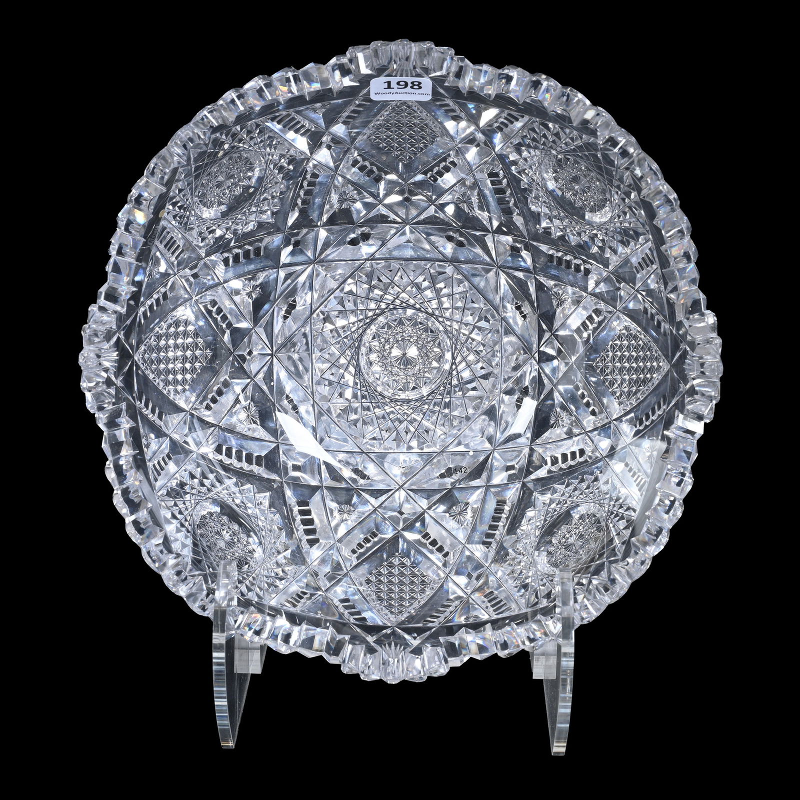 Bowl, ABCG, Signed Libbey Somerset Pattern (1 of 3)