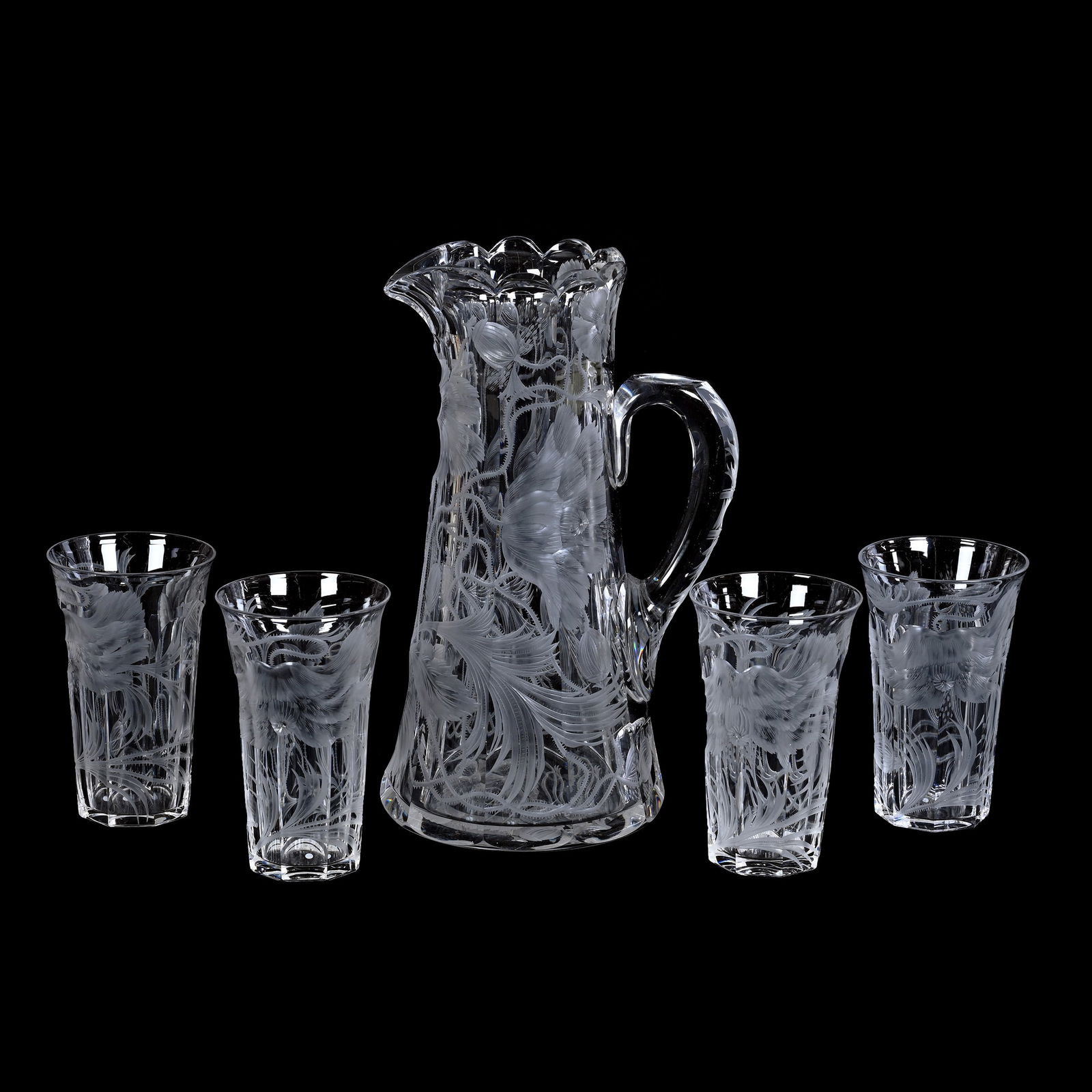 Lemonade Set, ABCG, Signed Libbey (1 of 3)