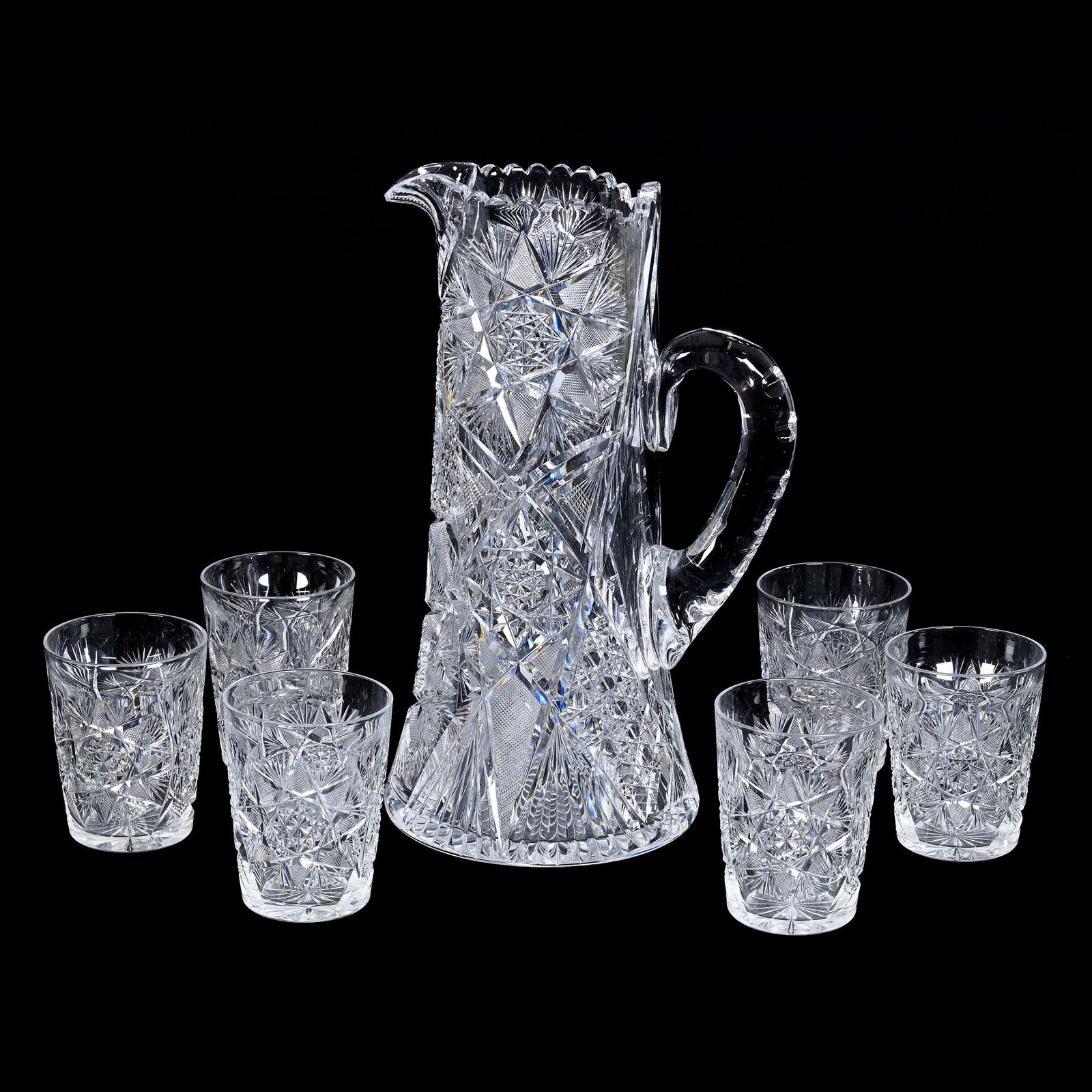 Water Set, ABCG, Plymouth Pattern By Meriden (1 of 3)