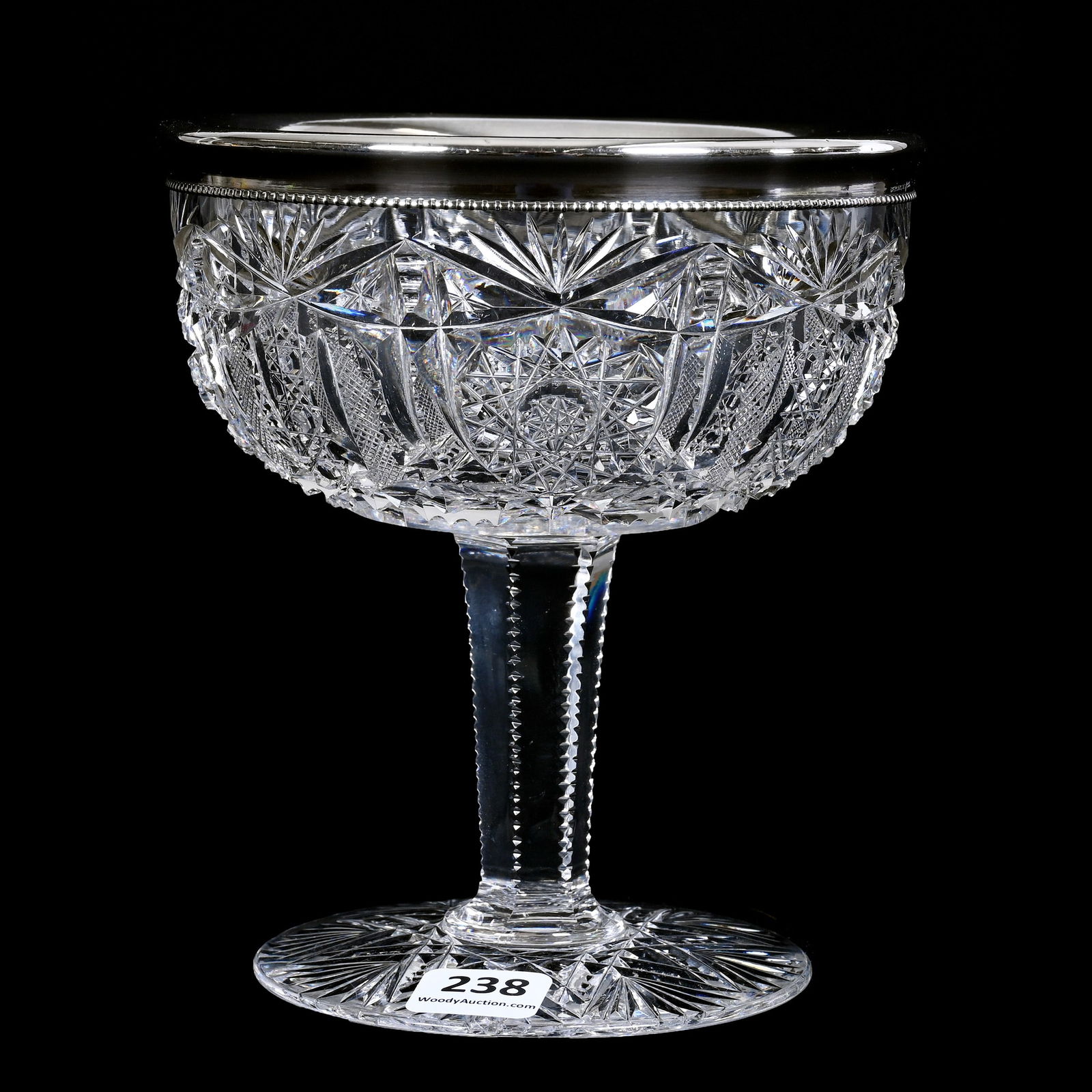 Jelly Compote, American Brilliant Cut Glass (1 of 5)