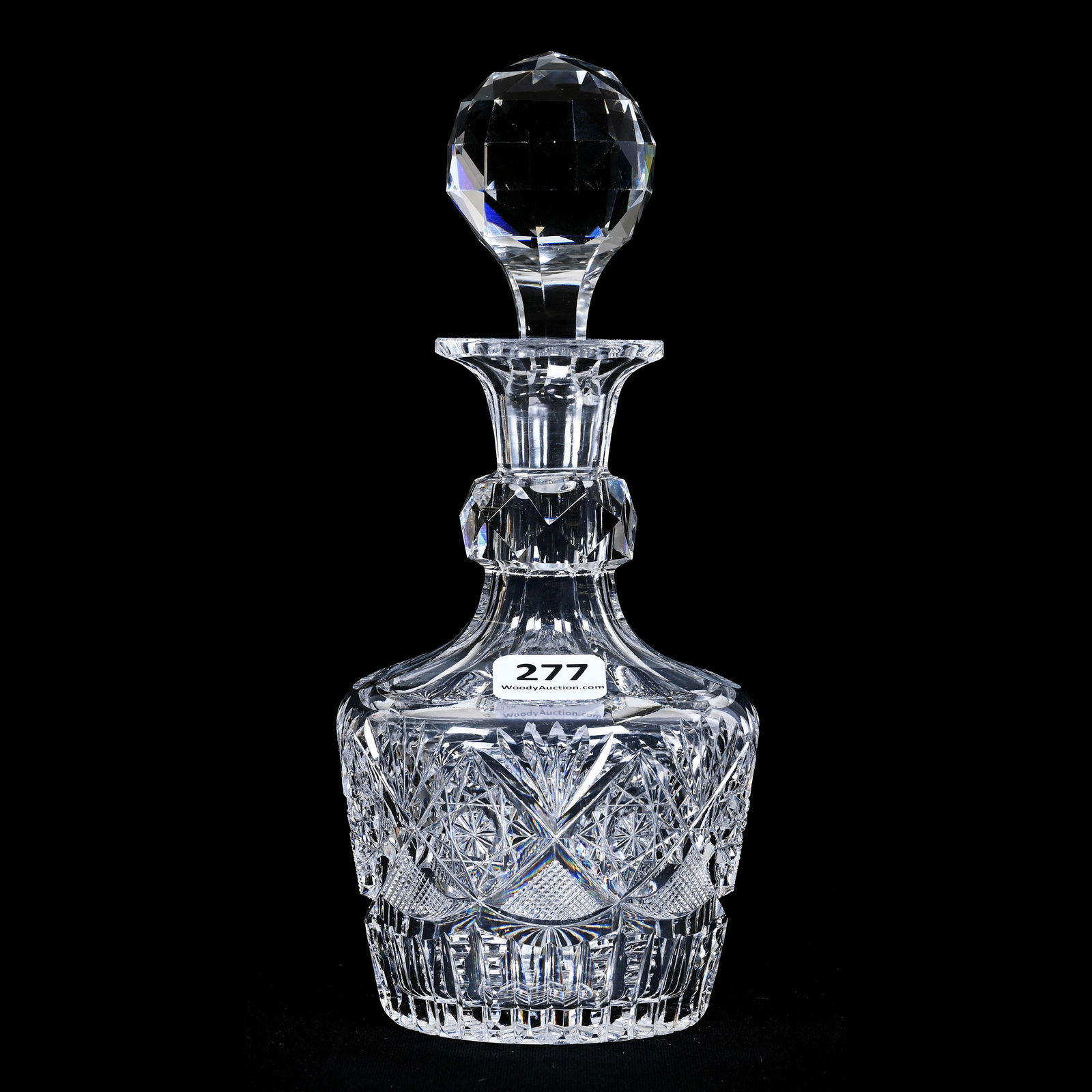 Cordial Decanter, ABCG, Pluto Pattern By J. Hoare (1 of 4)