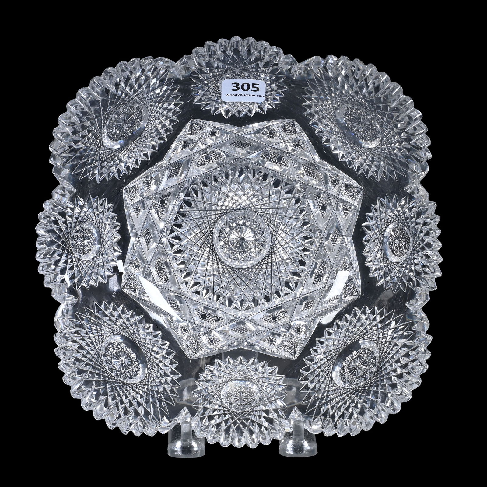 Square Bowl, ABCG, Star Pattern By Meriden (1 of 2)