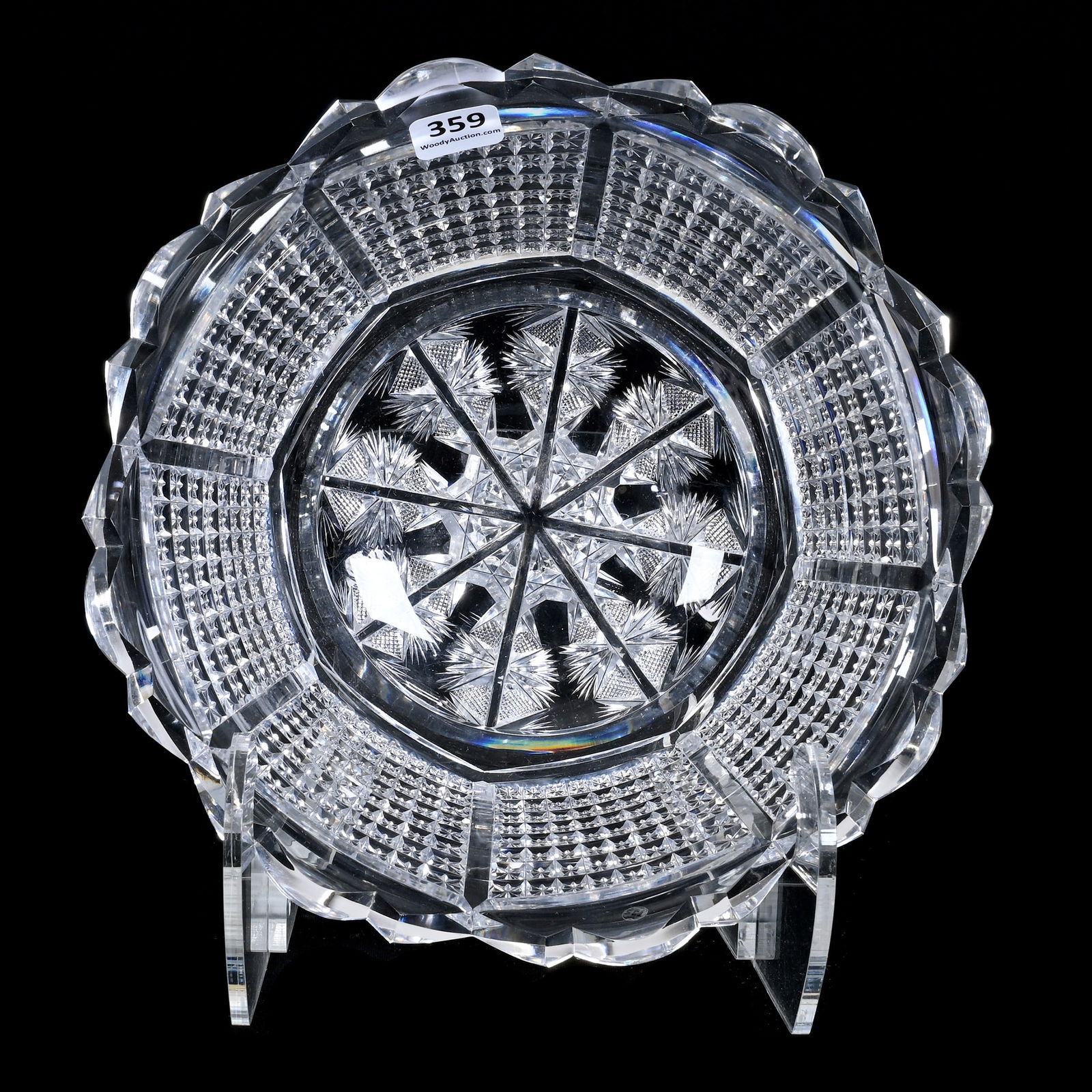 Bowl, ABCG, Snowflake Pattern By Libbey (1 of 3)