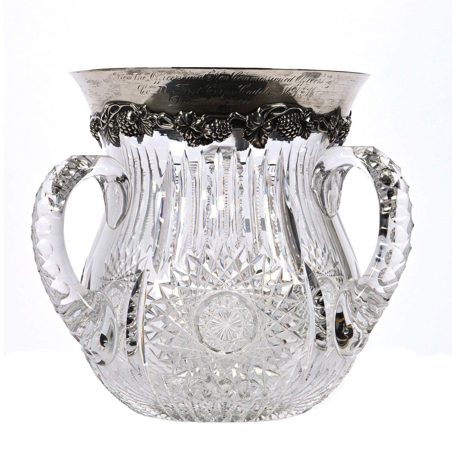 Loving Cup, Three Handles, ABCG, Sterling Rim (1 of 5)