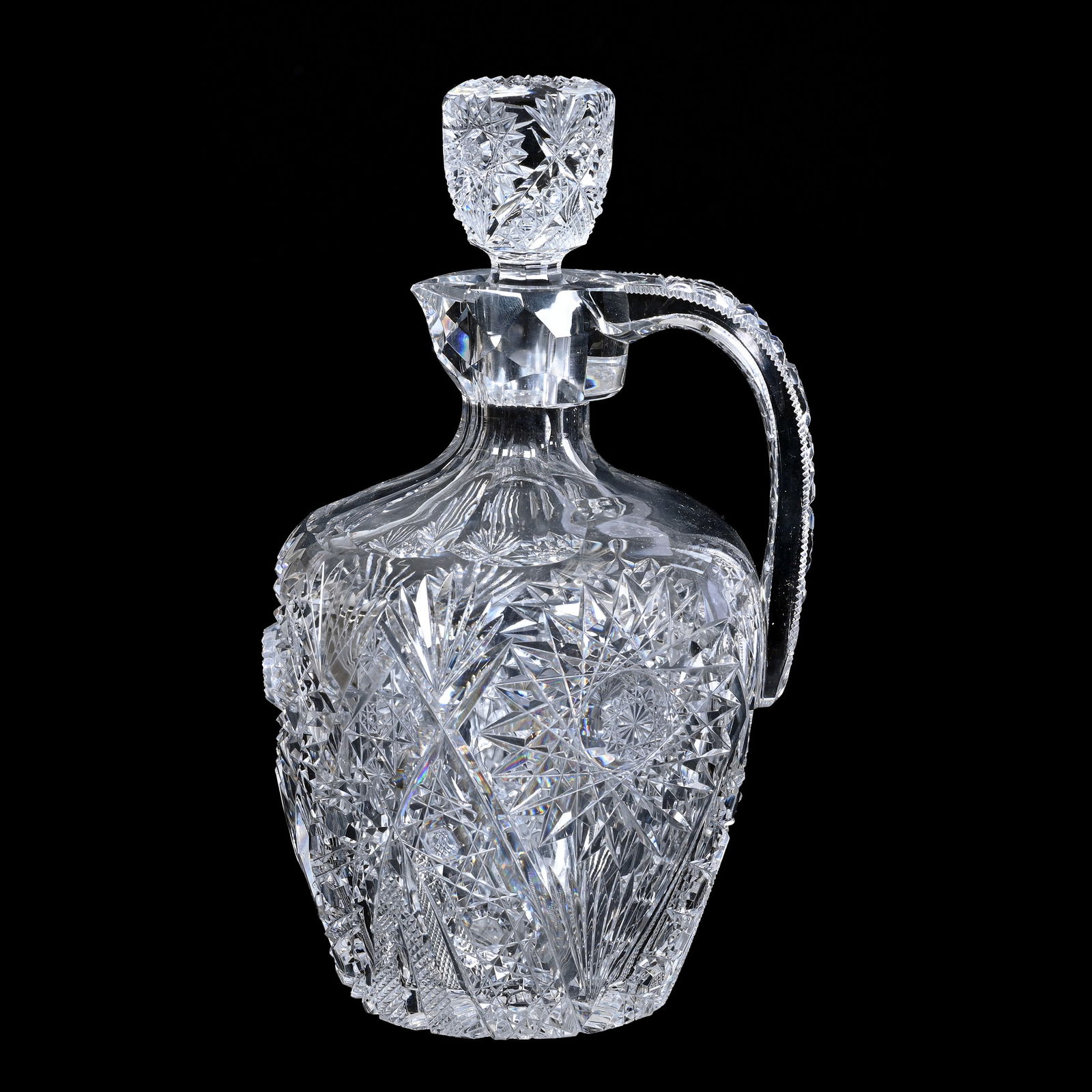 Whiskey Jug, ABCG, Chrysanthemum Pattern By Hawkes (1 of 3)