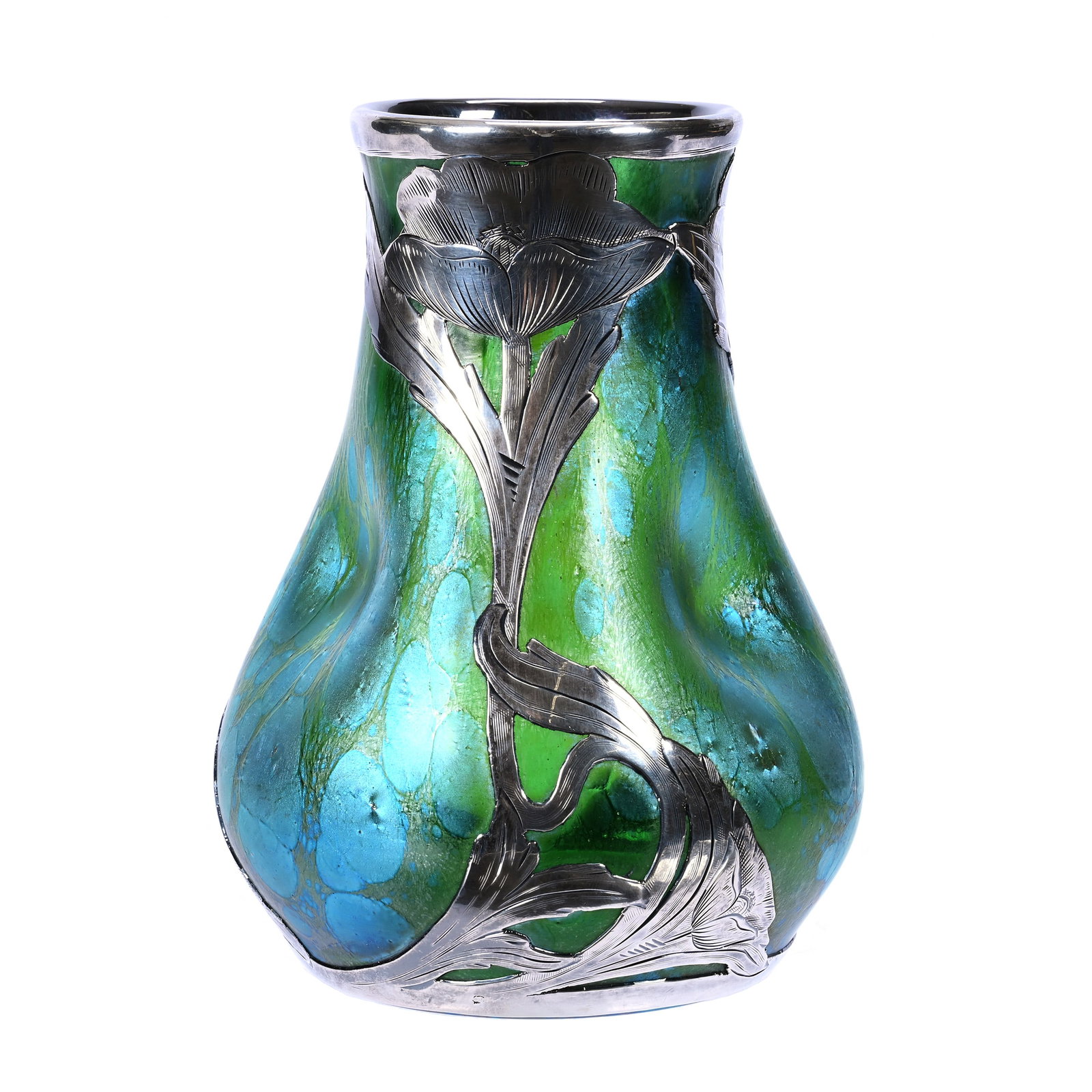 Vase, Unsigned Loetz, Creta Papillon Design (1 of 4)