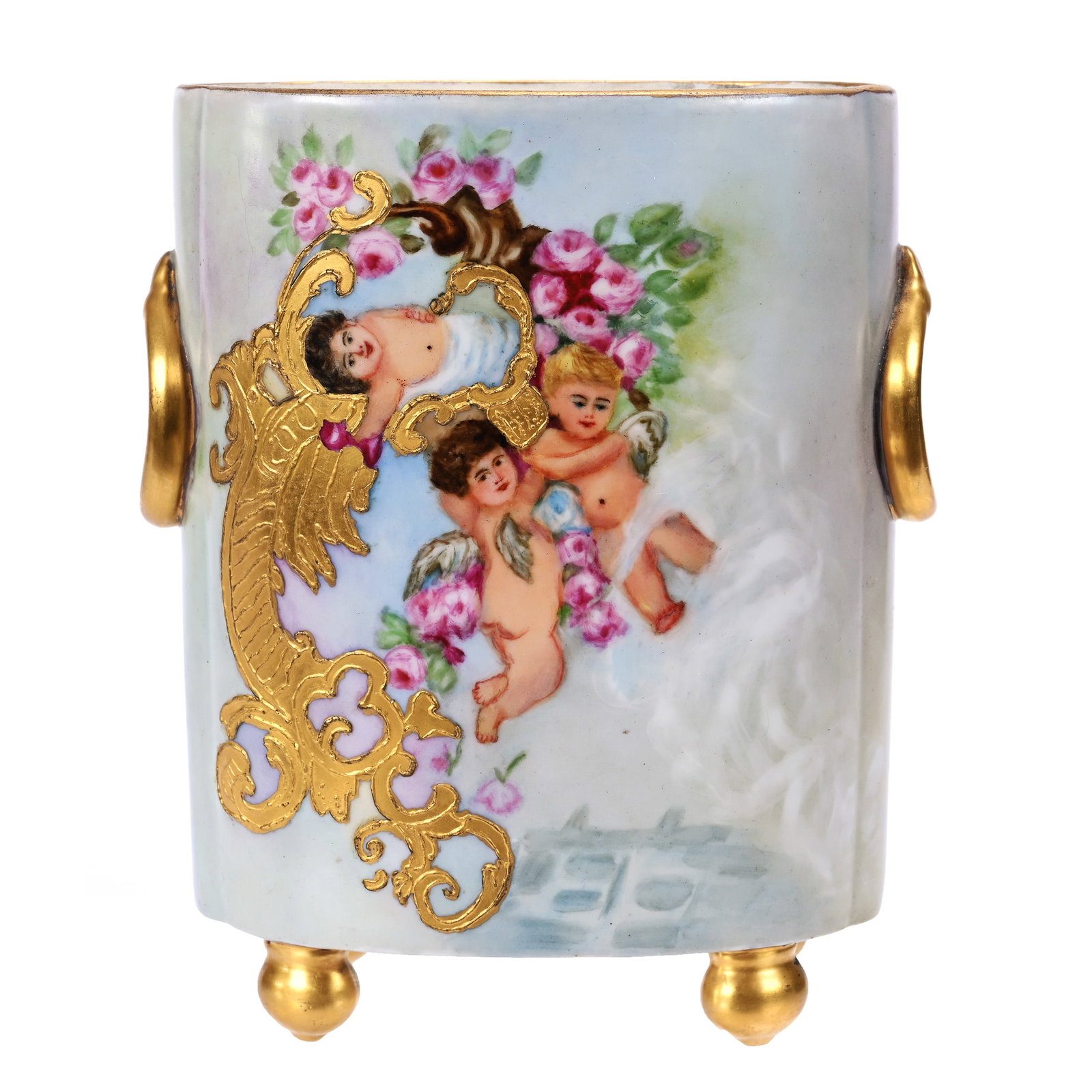 Cache Pot Marked W.G. Limoges Porcelain (1 of 3)