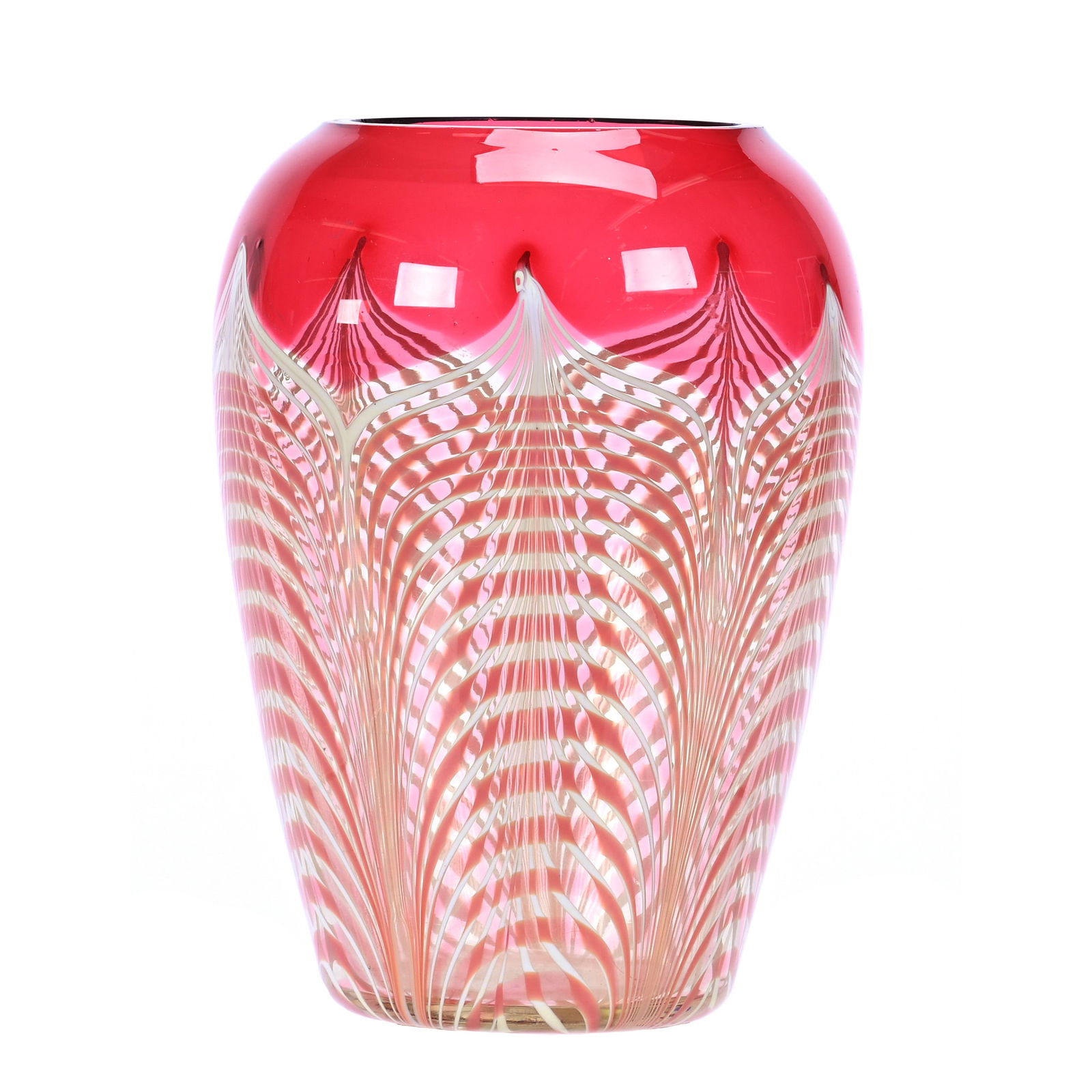 Vase Signed Durand #1812-7 Art Glass (1 of 4)