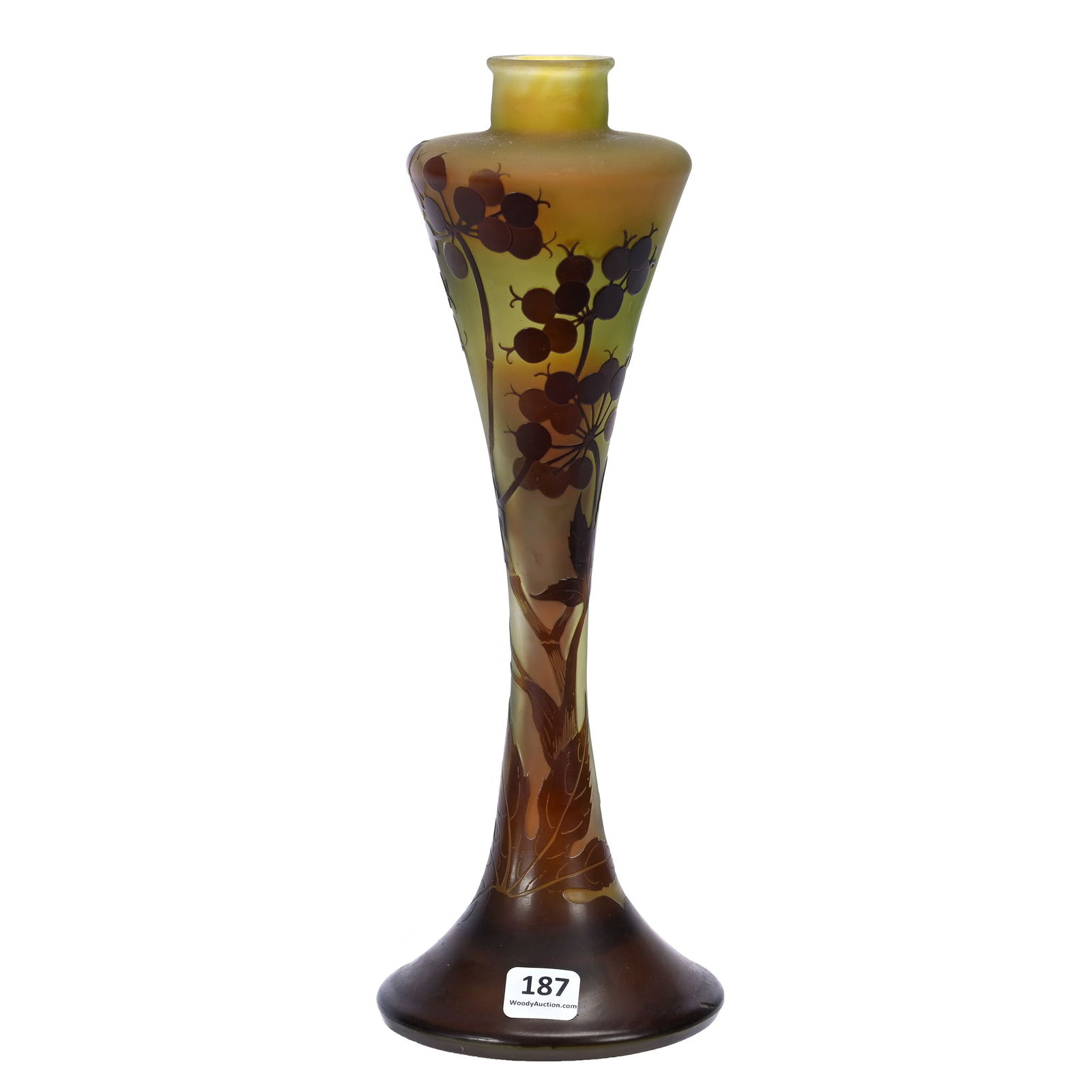 Vase Signed Galle French Cameo Art Glass (1 of 4)