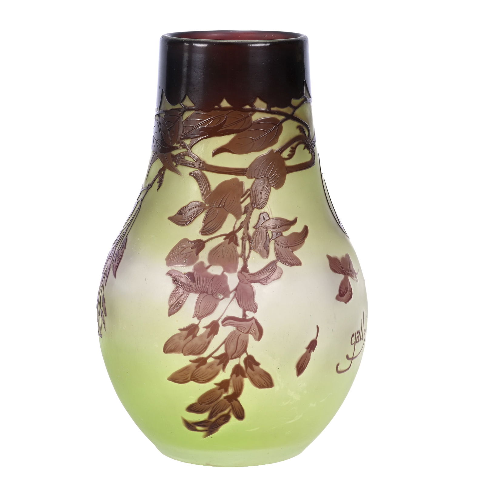 Vase Signed Galle French Cameo Art Glass (1 of 4)