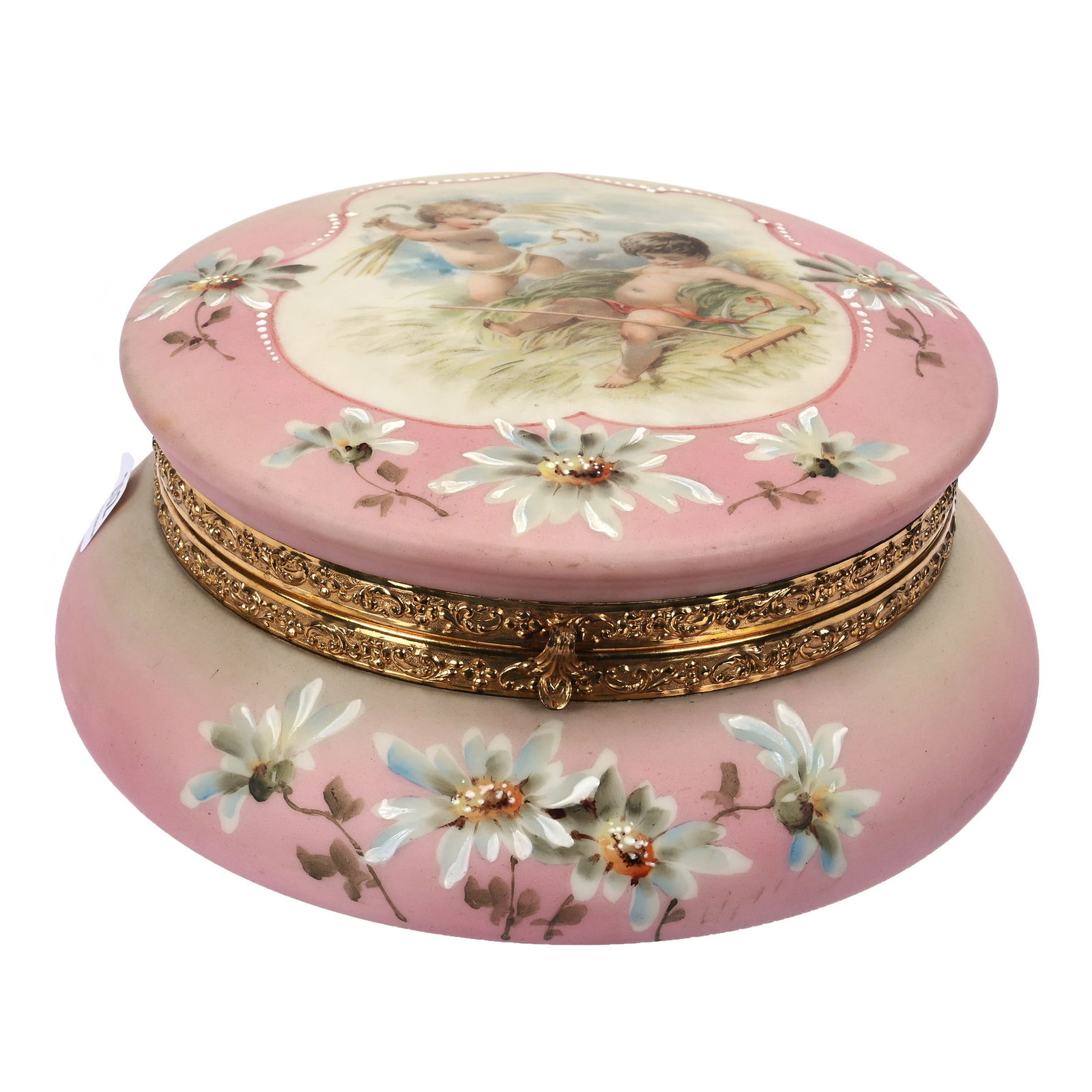 Dresser Box Marked Nakara Art Glass (1 of 5)