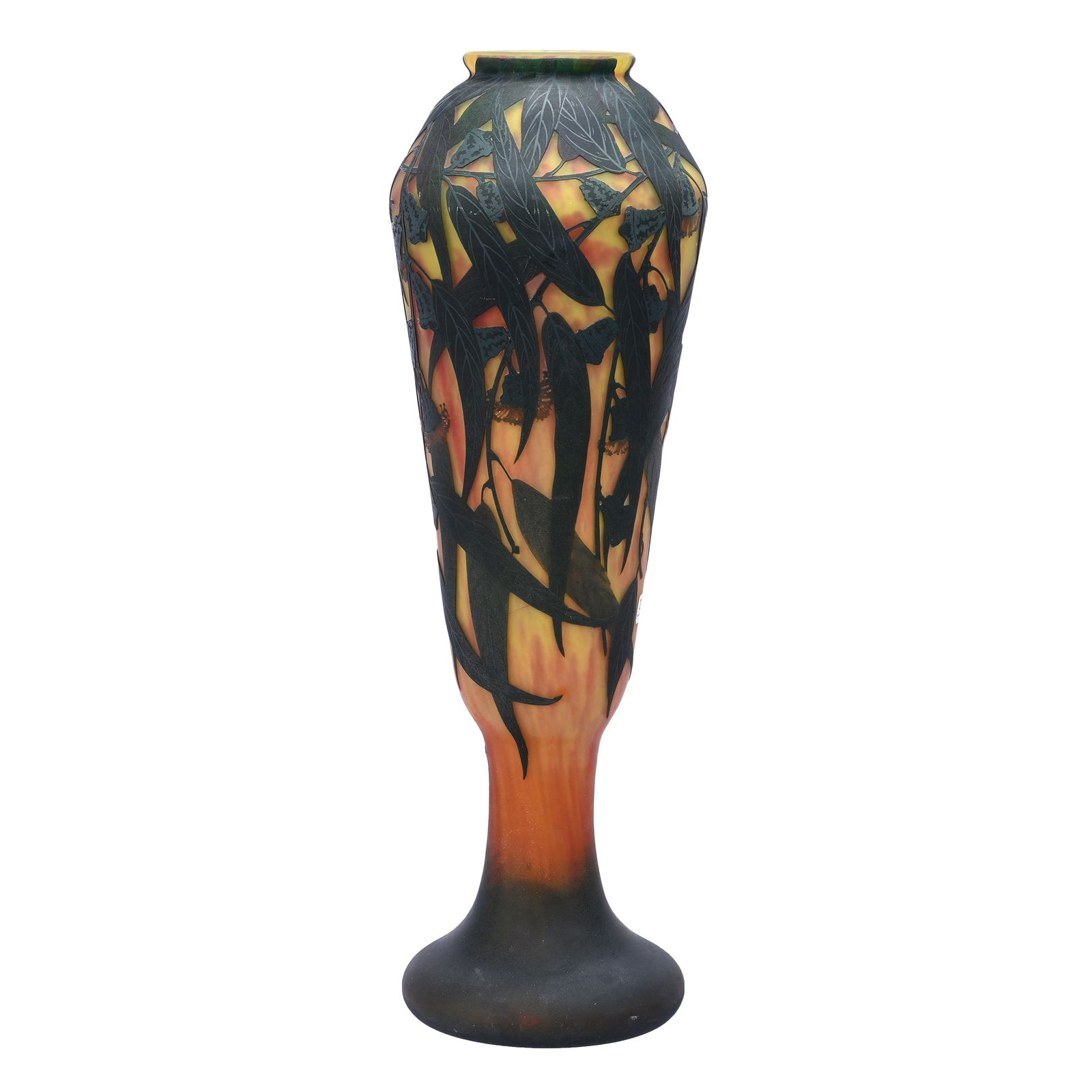 Vase Signed Daum Nancy French Cameo Art Glass (1 of 5)