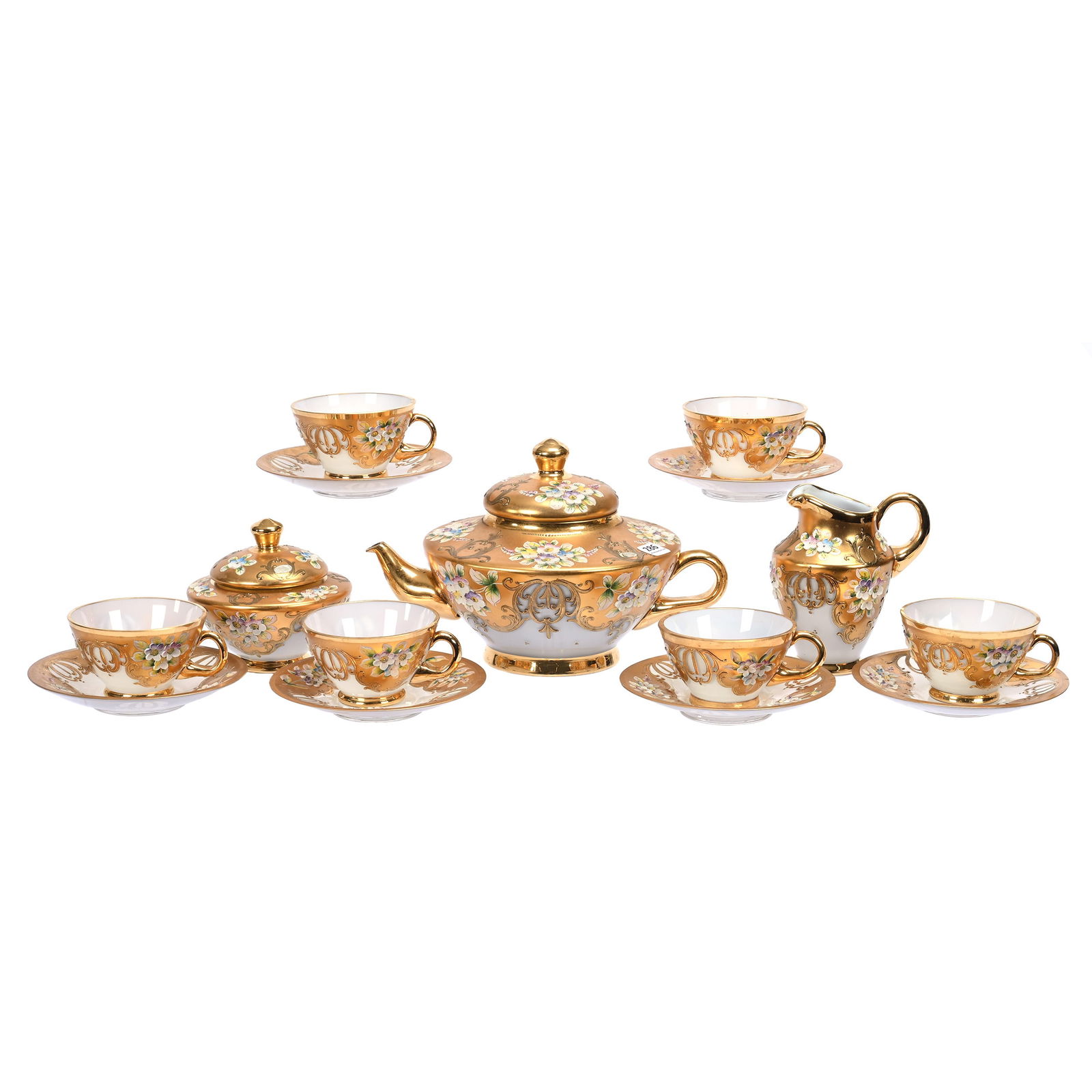 Tea Set, Venetian Art Glass (1 of 3)