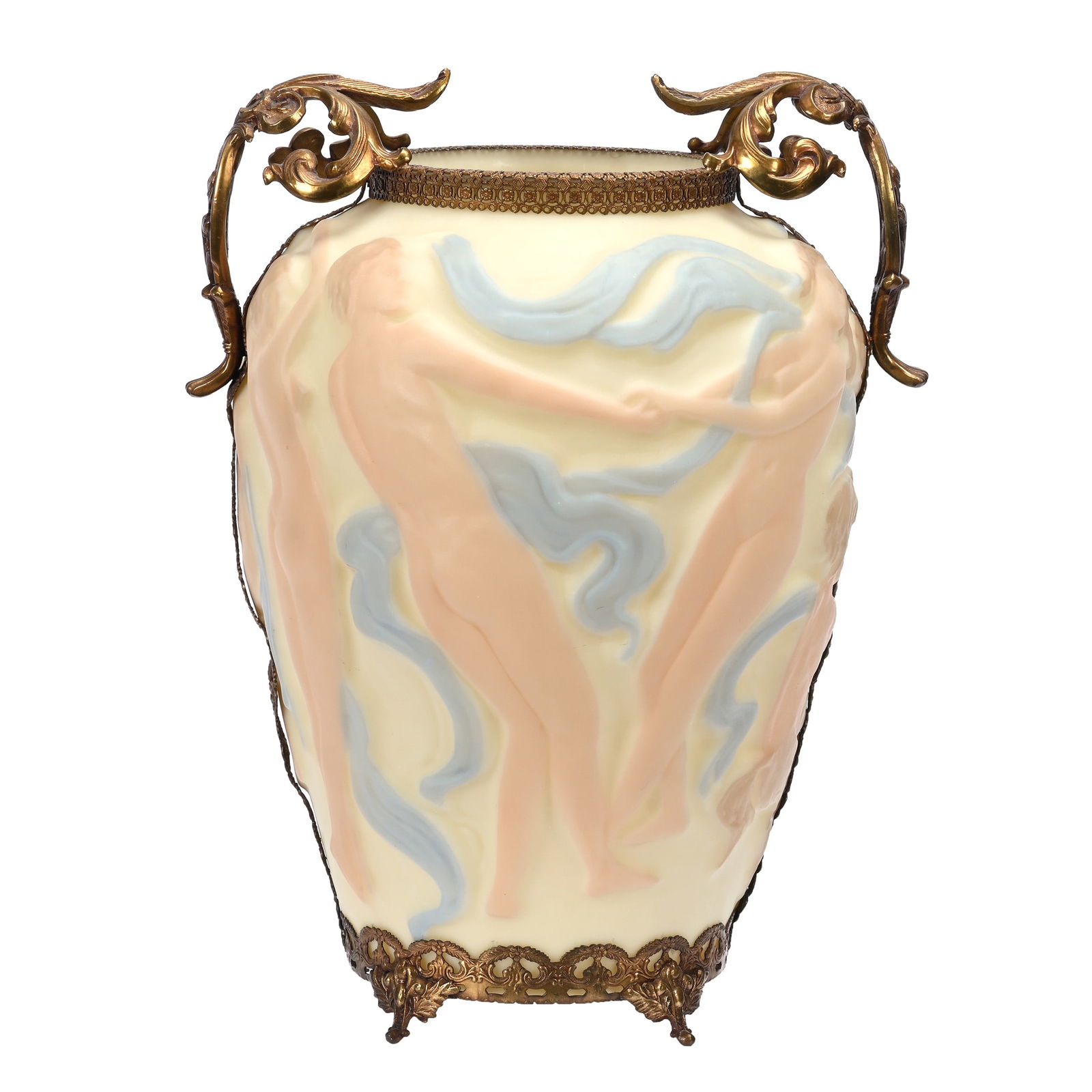 Vase, Unmarked Phoenix/Consolidated Art Glass (1 of 3)