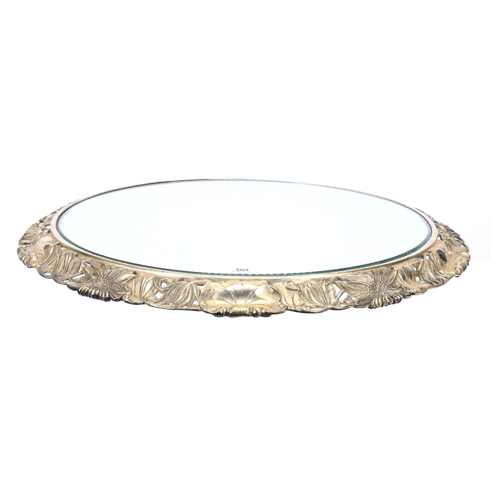 Beveled Mirror Plateau Marked Pairpoint #2884-18" (1 of 3)