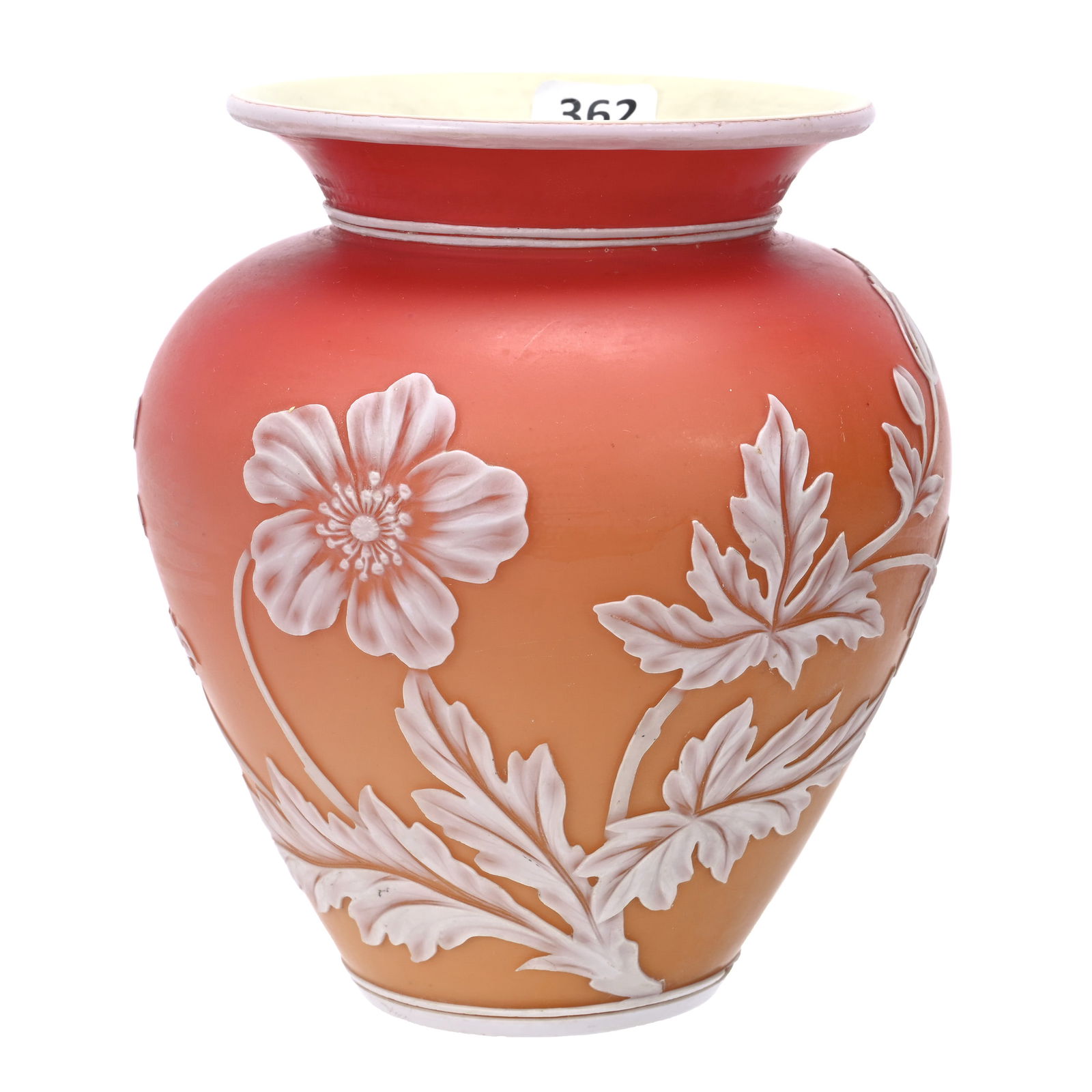 Vase, English Cameo Art Glass (1 of 4)