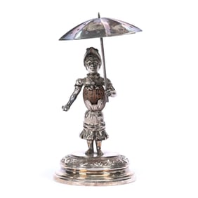 Victorian Black Memorabilia Toothpick Holder