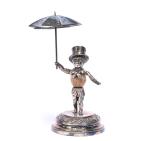 Victorian Black Memorabilia Toothpick Holder