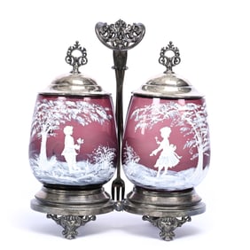 Double Victorian Pickle Castor