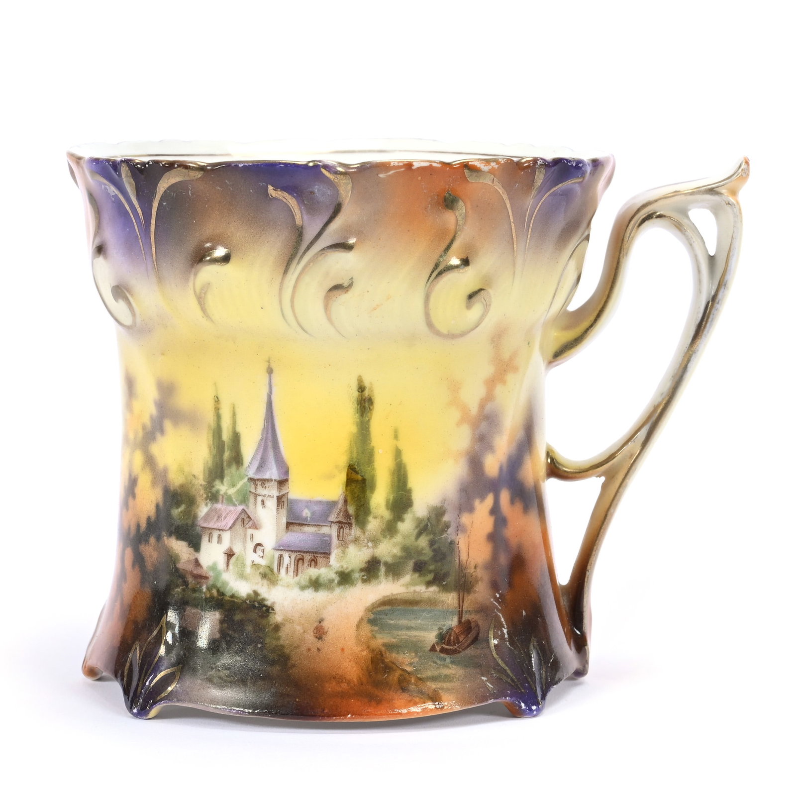 Mug Marked R.S. Prussia, Castle Scenic Decor (1 of 3)