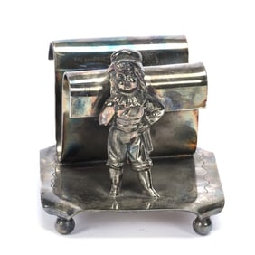 Napkin Holder With Young Boy