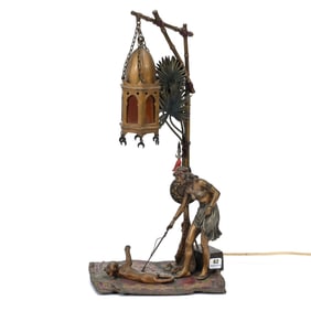 Boudoir Lamp Marked Austria