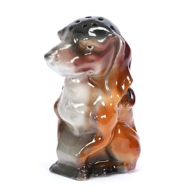 Hatpin Holder, Dachshund, Unmarked Royal Bayreuth