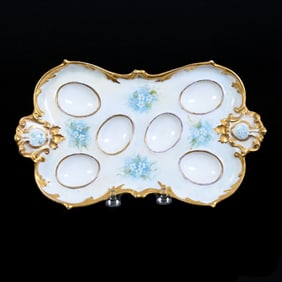 Egg Tray Marked A.K. Limoges