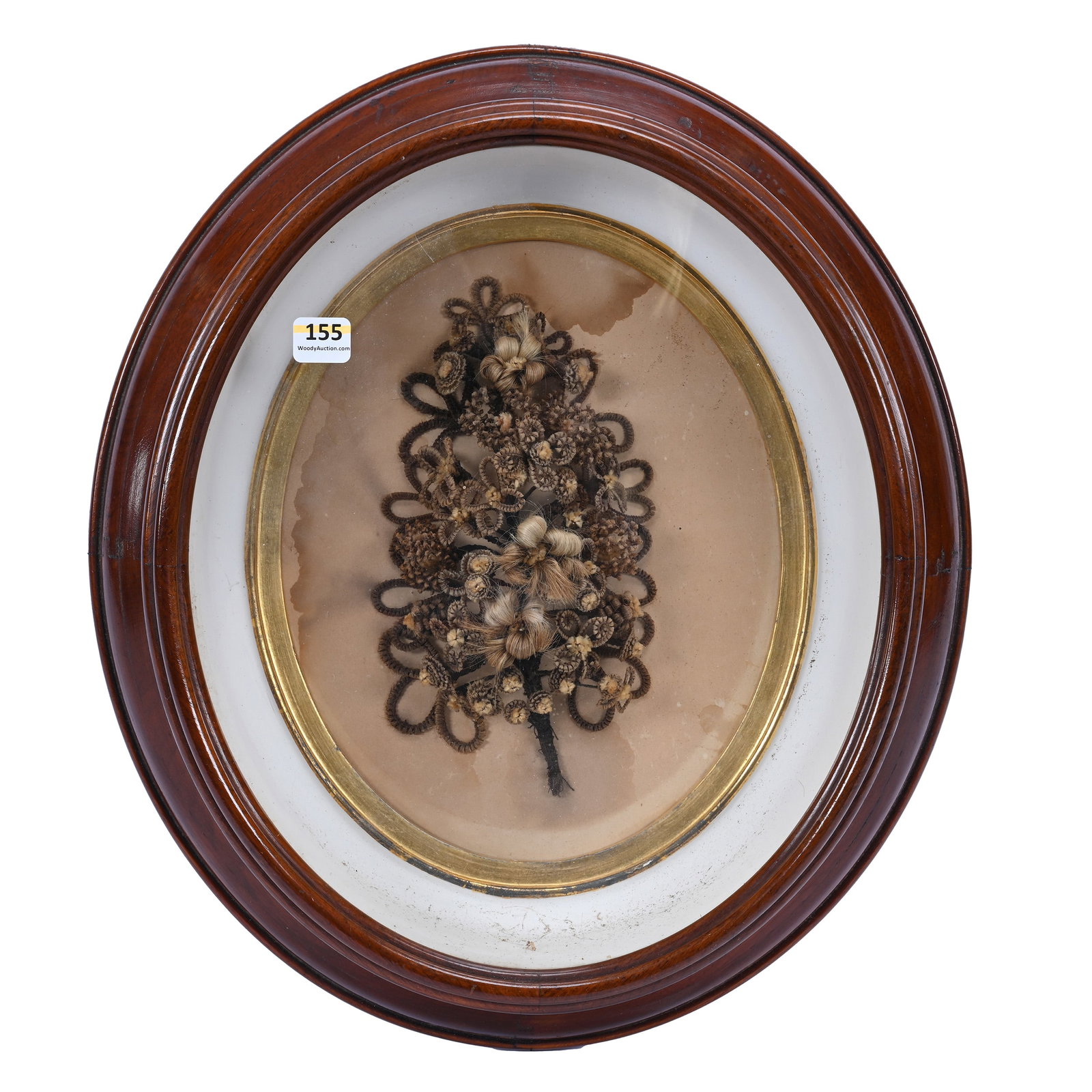 Elaborate Oval Walnut Frame (1 of 2)