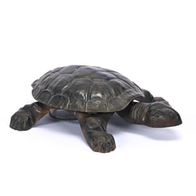 Mechanical Iron Turtle Spittoon