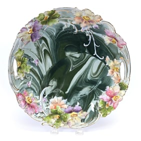 Cake Plate Marked R.S. Prussia