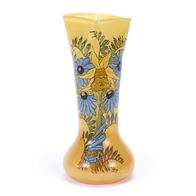 Vase Signed LEG (Le Gras) French Art Glass