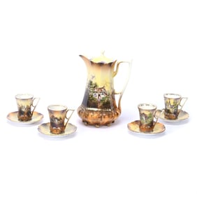 Chocolate Set Marked R.S. Prussia