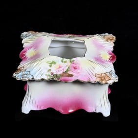 Hair Receiver Marked R.S. Prussia, Icicle Mold