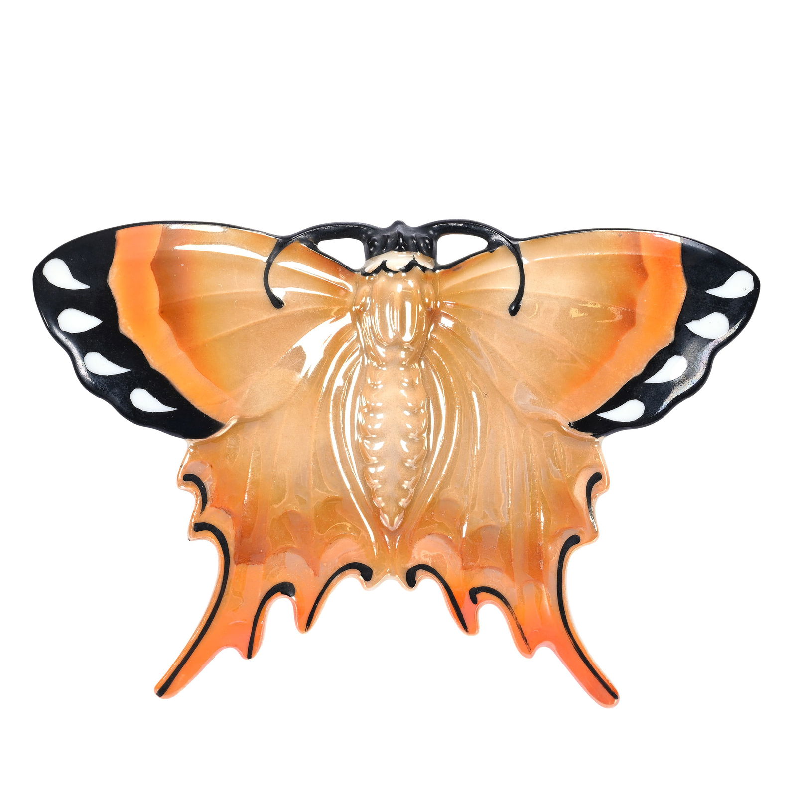 Figural Three Hole Wall Pocket Marked Royal Silesia (1 of 3)