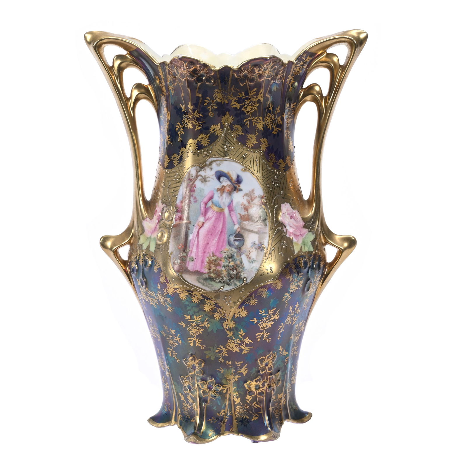 Vase Marked Royal Vienna, Medallion Scenes (1 of 3)