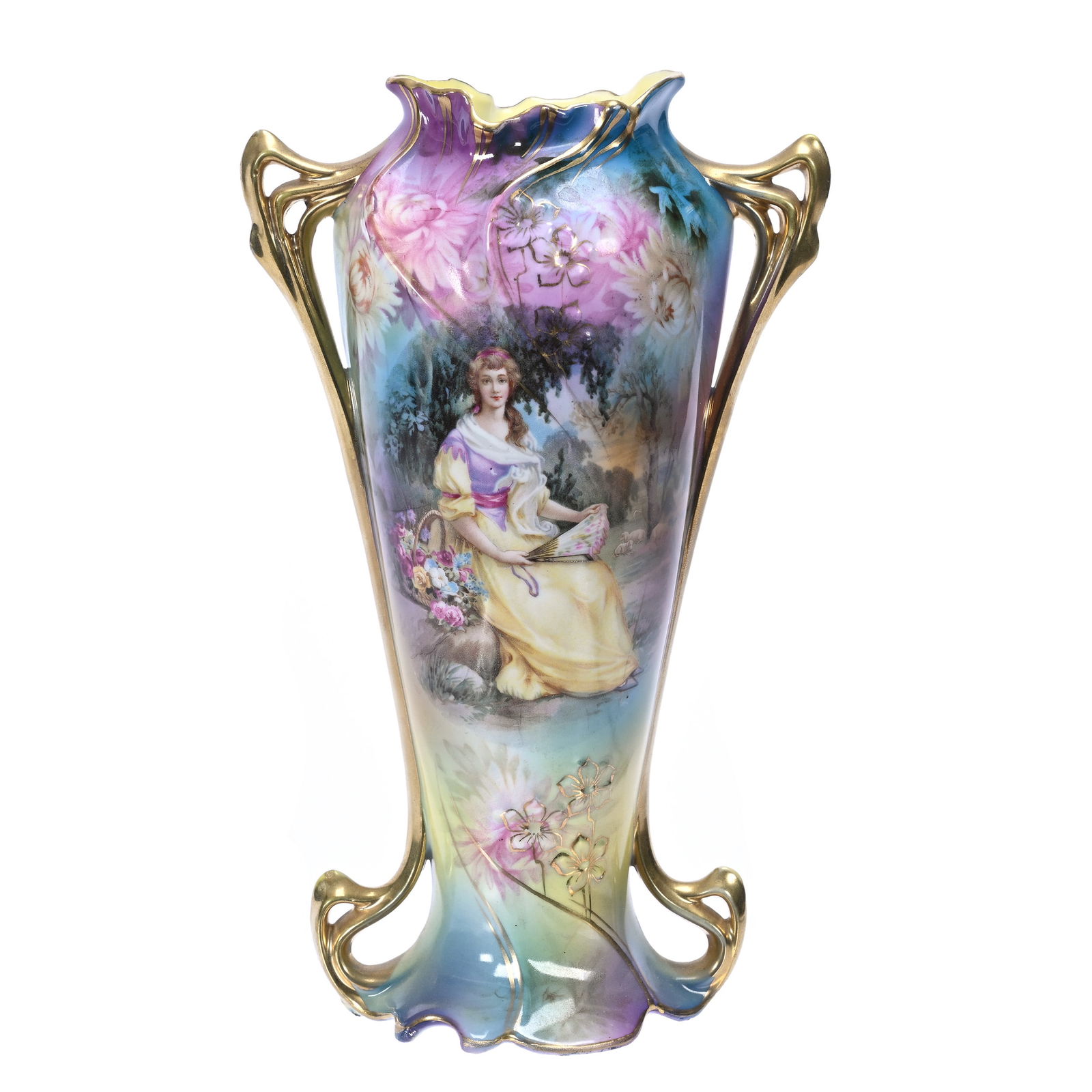 Vase Marked Royal Vienna, Scenic Decor (1 of 3)