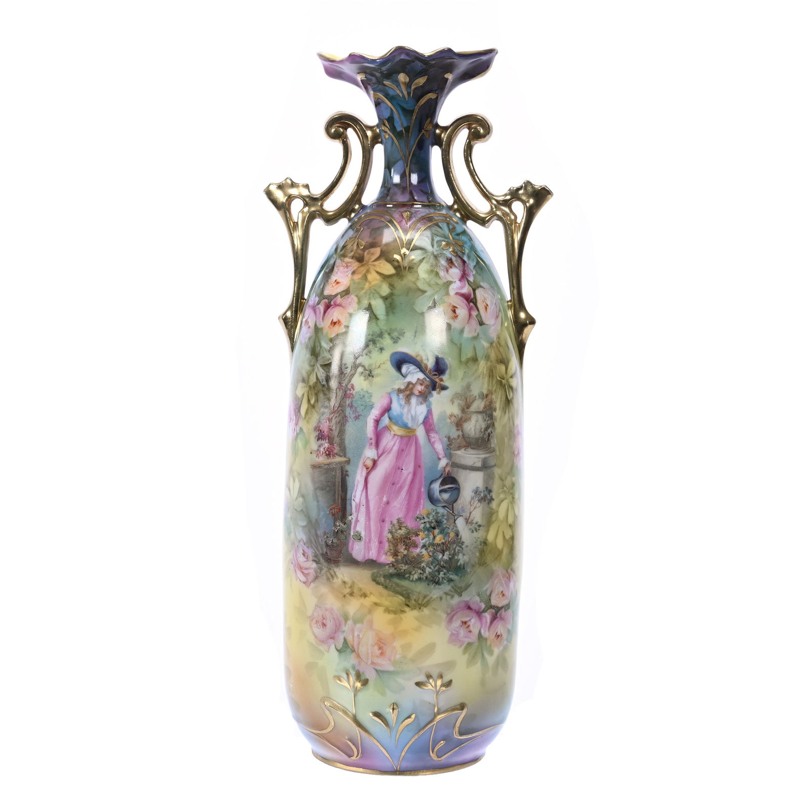 Vase Marked Royal Vienna, Scenic Decor (1 of 3)