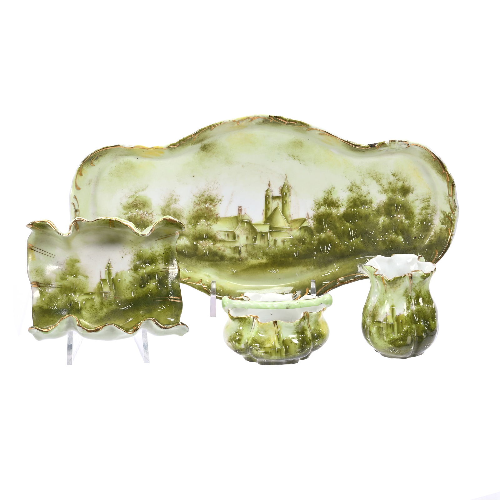 Smoke Set, Unmarked, Four Piece (1 of 3)