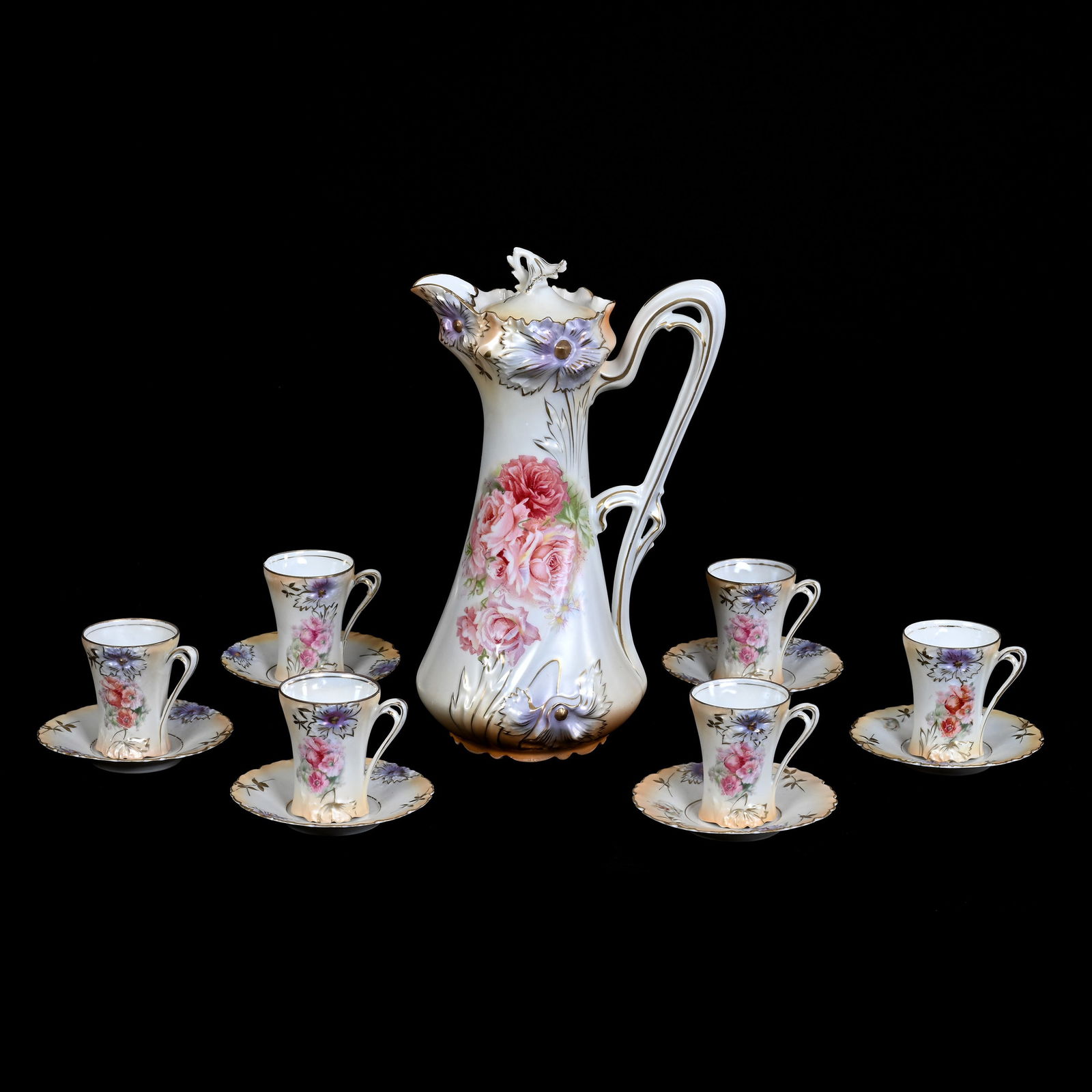 Chocolate Set Marked R. S. Prussia (1 of 3)