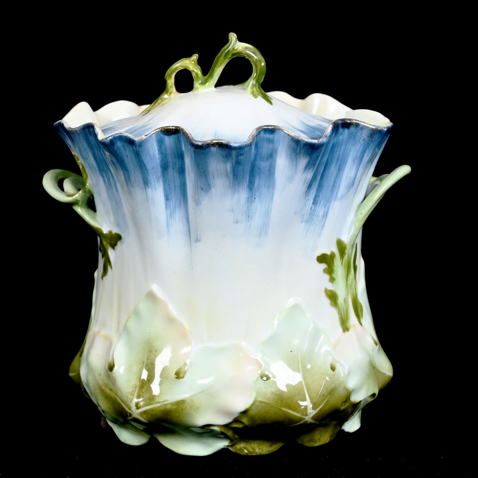 Cracker Jar, Unmarked R. S. Prussia (1 of 4)