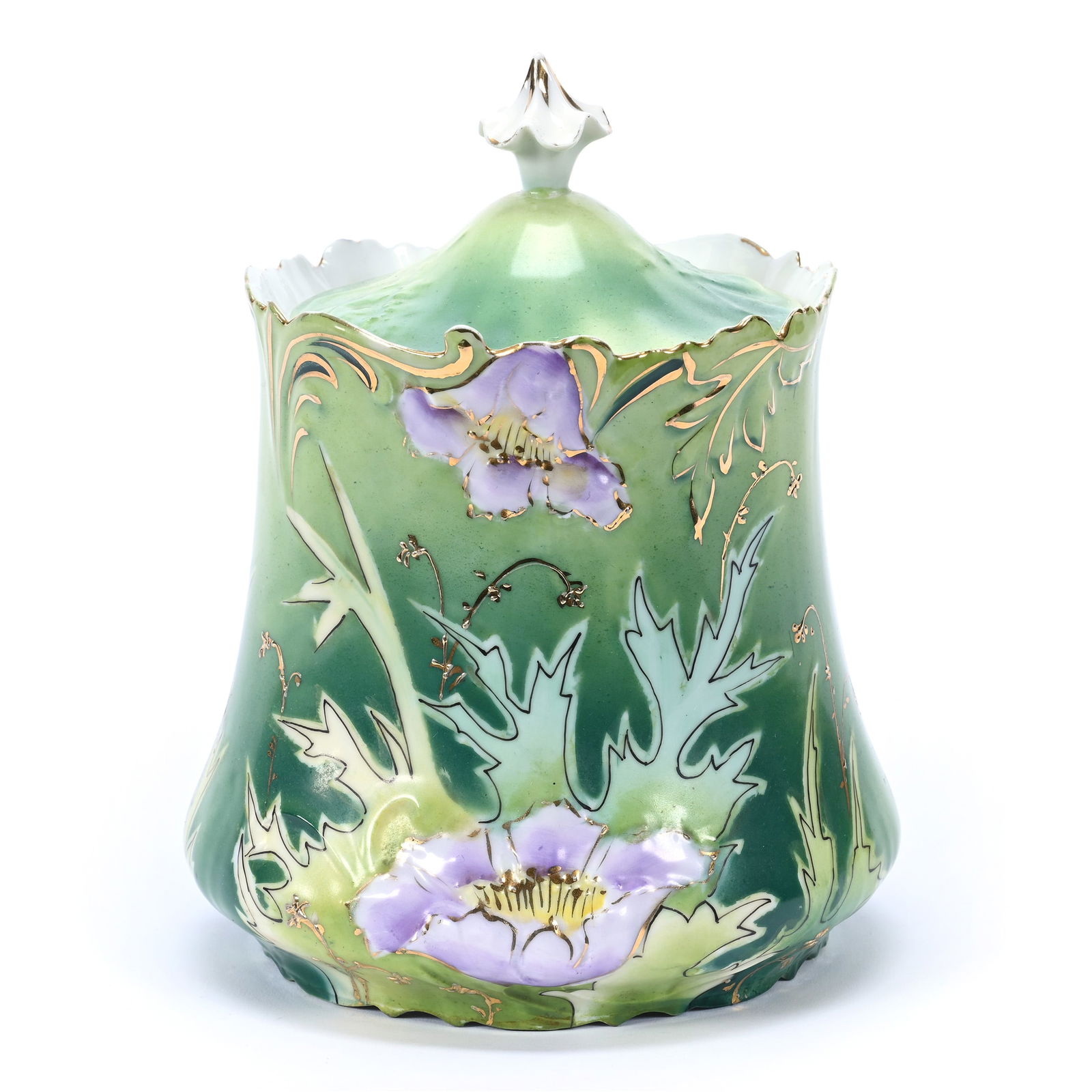 Biscuit Jar Marked Saxe Altenburg (1 of 3)