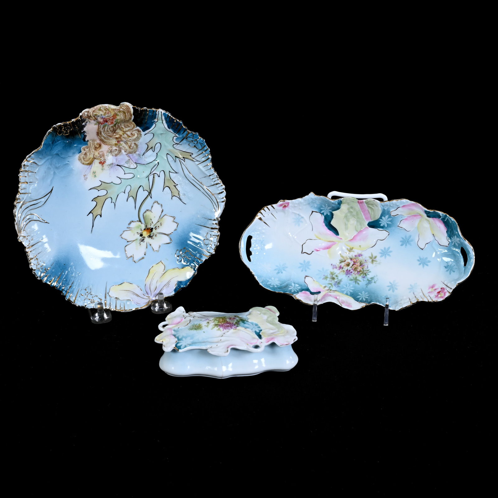 (3) Hidden Image Items, Unmarked R. S. Prussia (1 of 6)