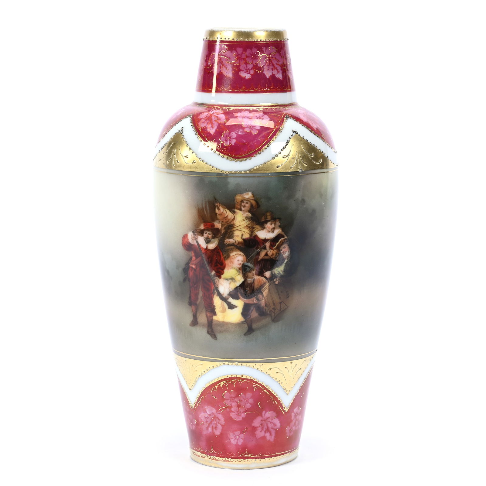 Vase Marked R. S. Germany, Night Watchman Decor (1 of 3)