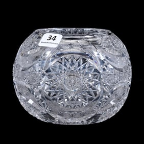 Rosebowl, ABCG, Rare Crescent Pattern, This Pattern Has Become Known As The ACGA Pattern