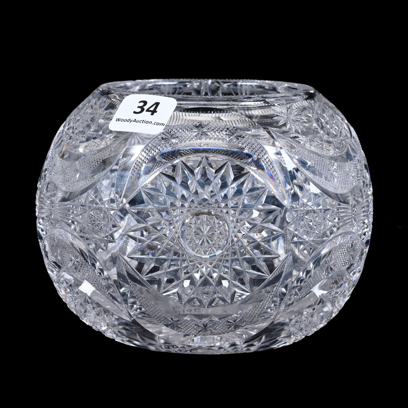 Rosebowl, ABCG, Rare Crescent Pattern, This Pattern Has Become Known As The ACGA Pattern (1 of 5)