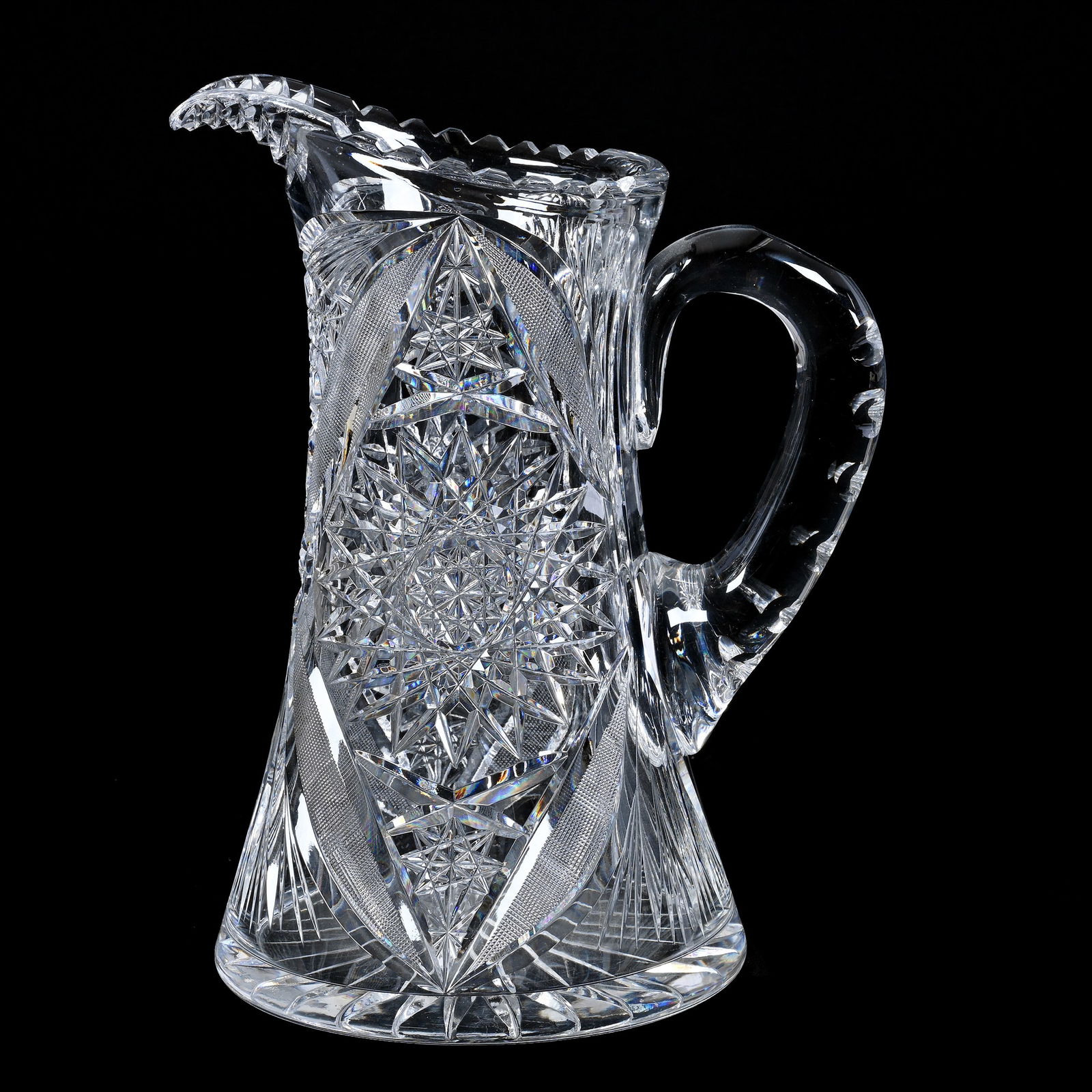Pitcher, American Brilliant Cut Glass (1 of 3)