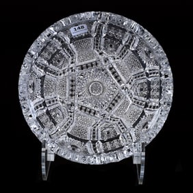 Bowl, American Brilliant Cut Glass, Signed Libbey Kensington Pattern, Designed By W. C. Anderson