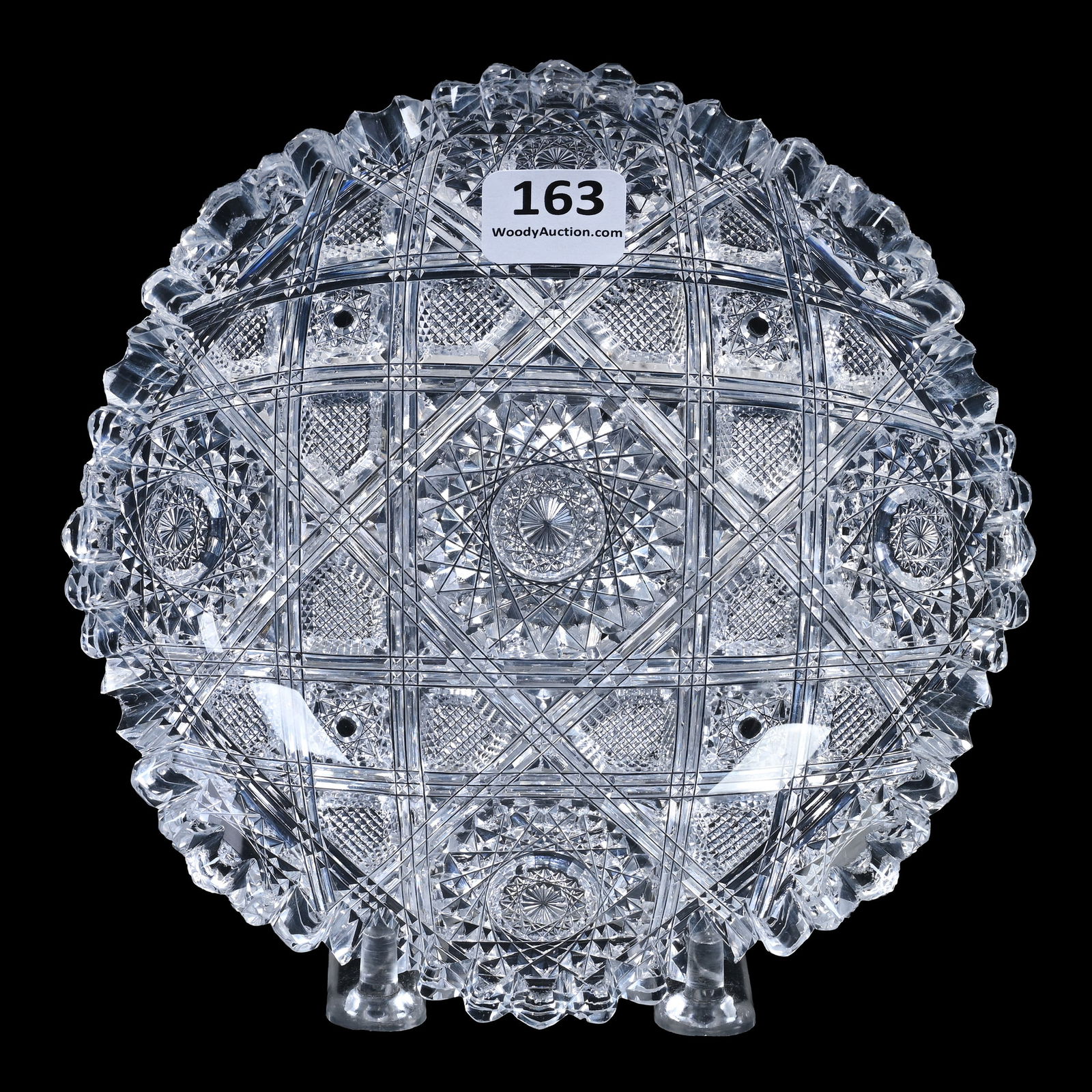 Ice Cream Dish, American Brilliant Cut Glass, Early Imperial Pattern By Hawkes (1 of 4)